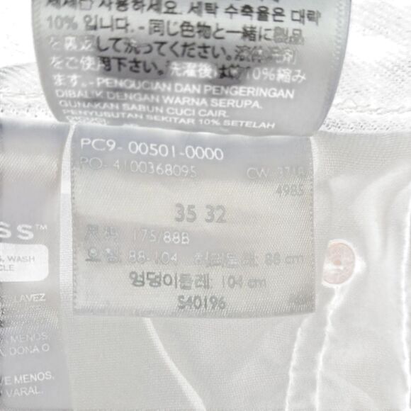 Levi's x Streetwear 501 Jeans Knee Distressed  Blue Straight Jeans 35/32 - Picture 10 of 13